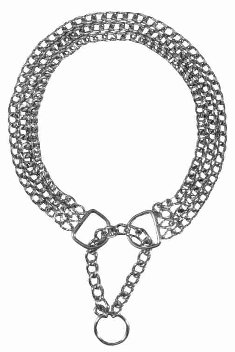 Trixie Zug-Stopp-Kettenhalsband, 3-reihig