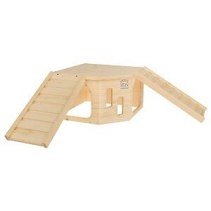 Resch Nagerecke XL aus Fichtenholz mit Treppen