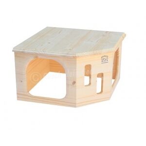Resch Kaninchen-Ecke gross aus Fichtenholz