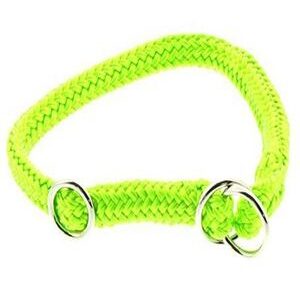 Dinoleine Stoppwürger 11 mm aus Polyesterseil für Hunde, neon-grün