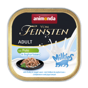 Animonda Vom Feinsten Adult Pute in Joghurtsauce, Katzen-Nassfutter, 32× 100 g