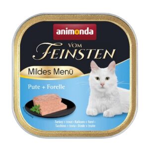 Animonda Vom Feinsten Mildes Menü Pute & Forelle, Katzen-Nassfutter, 32× 100 g