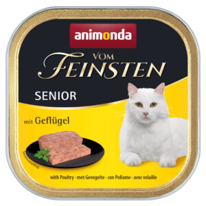 Animonda Vom Feinsten Senior mit Geflügel, Katzen-Nassfutter, 32× 100 g