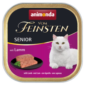 Animonda Vom Feinsten Senior mit Lamm, Katzen-Nassfutter, 32× 100 g