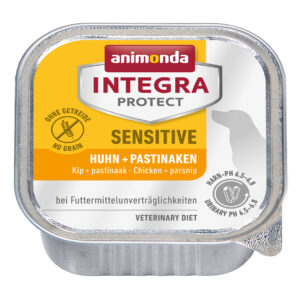 Animonda Integra Protect Sensitive Huhn & Pastinaken, Hunde-Nassfutter, 11× 150 g