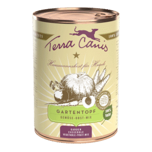 Terra Canis Gartentopf Classic, gegartes Gemüse & Obst für Hunde, 400 g