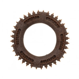 Ecomfy Woody Eco Dental Ring für Hunde, 13 cm, braun 2